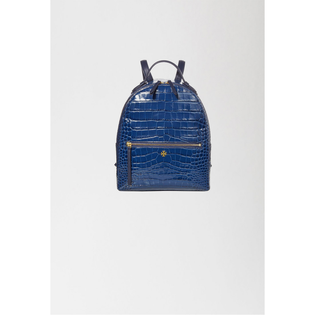 tory burch croc embossed backpack